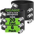 GEARit XLR Male to Female Microphone Cable 3-Pin Balanced Shielded Mixer by GEARit