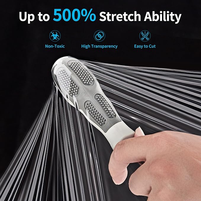 JARLINK Stretch Film, 15 Inch x 1000 Feet Shrink Wrap - Image 3