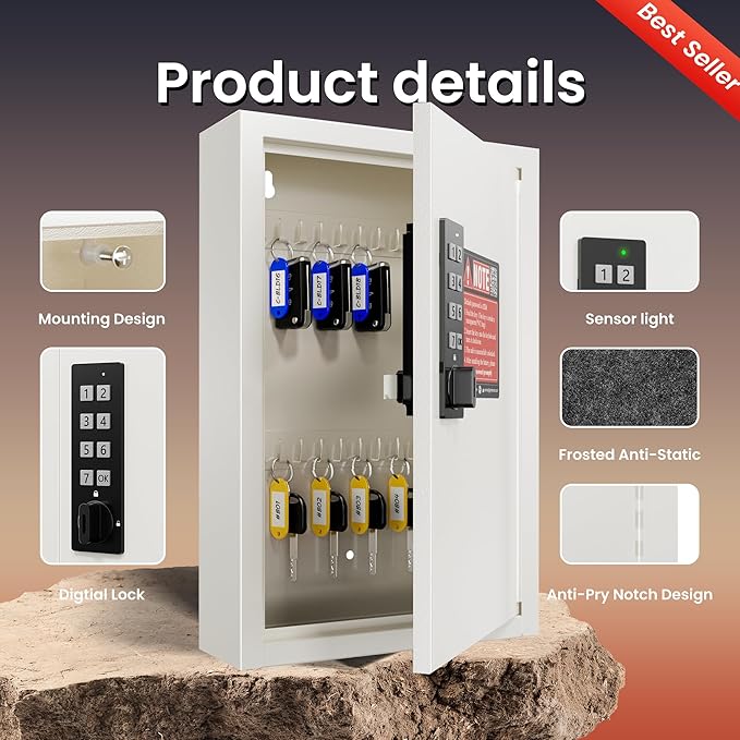 Grimtron 40 Keys Electronic Key Lock Box - Image 7