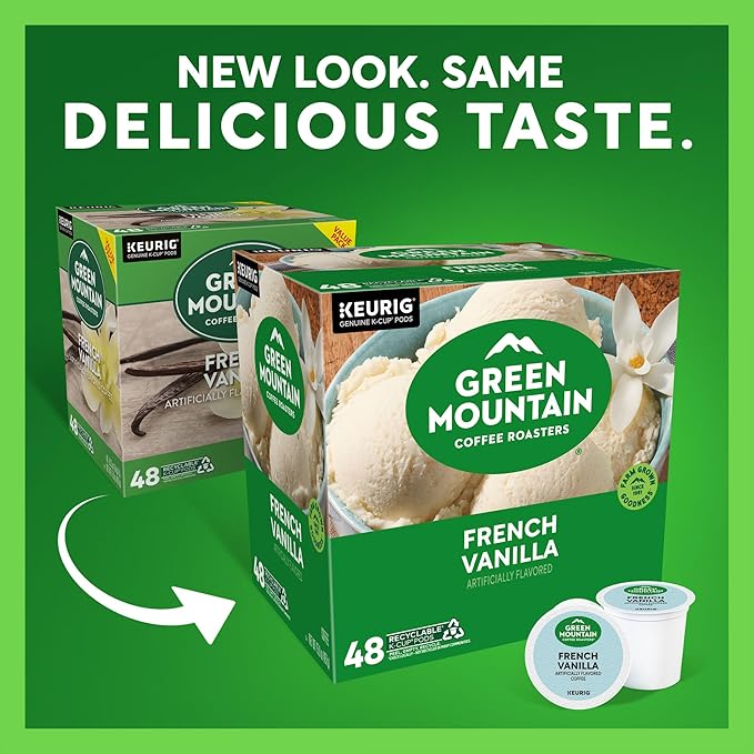 Green Mountain Coffee Roasters French Vanilla Coffee, Keurig Single-Serve K-Cup - Image 2