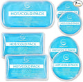 Reusable Hot and Cold Gel Ice Packs by AllSettHealth