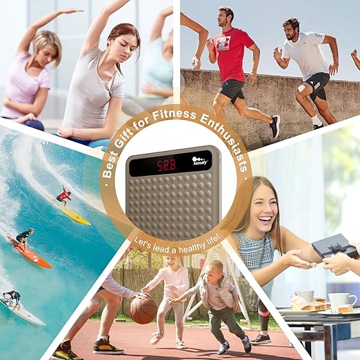 himaly Digital Body Weight Scale Bathroom Scale, Step-On Technology High - Image 7