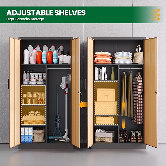 Broom Closet Storage Cabinet - Image 6