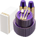 700PCS Clear Purple Plastic Plates by Bestluck