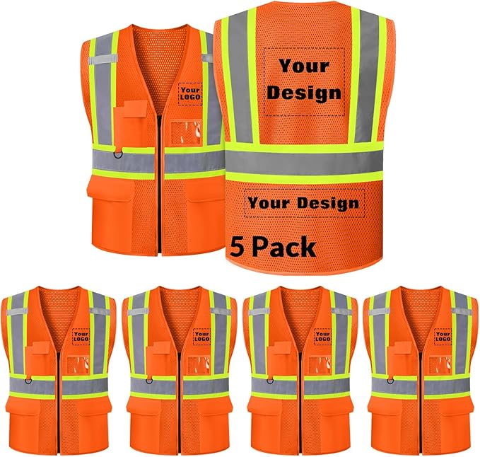 Safety Vest Customize Logo by evershare
