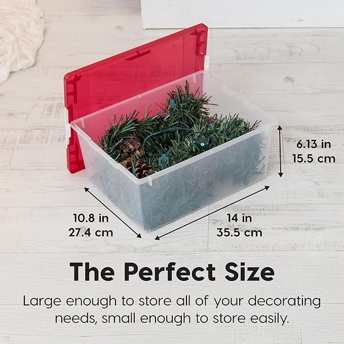 IRIS USA 12 Qt. Plastic Storage Bins Containers - Image 2