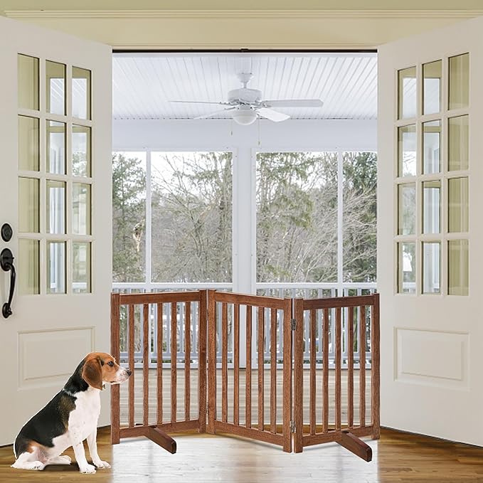 LZRS Freestanding Dog Gate 30 inch Tall - Image 7