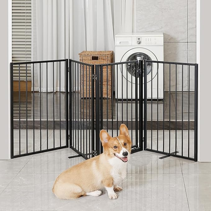 Metal Freestanding Dog Gates - Image 7