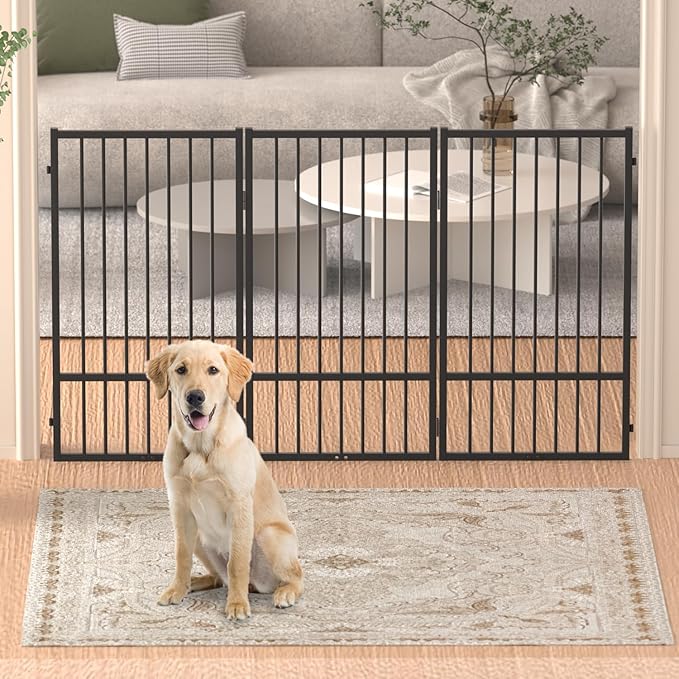 Full Metal Freestanding Dog Gate - Image 6