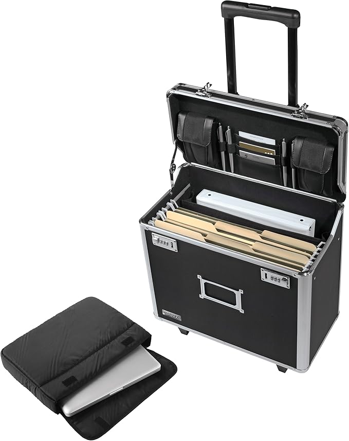 Vaultz Locking Mobile Business Case, Legal Size, 14.5 x 13.5 x 11 Inches by Vaultz
