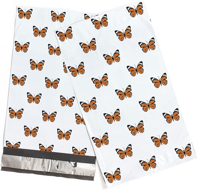 6x9 Poly Mailers – Butterfly Design – Waterproof, Tear-Resistant Shipping Bags - Image 8