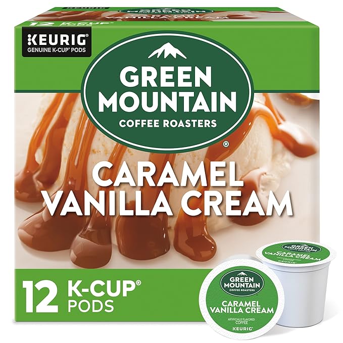 Green Mountain Coffee Roasters Caramel Vanilla Cream Keurig Single-Serve K-Cup by GreenMountainCoffeeRoasters