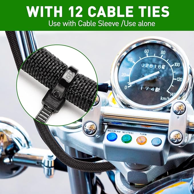 20FT Split Cable Management Sleeve Wire Loom Tubing Cord Protector - Image 3