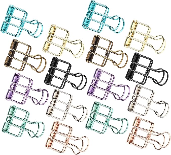 16 Pcs Hollow Binder Clips - Image 9