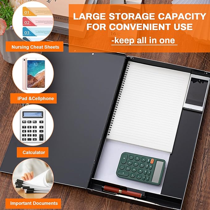 2 Pcs 11 x 17 Inch Aluminum Clipboard - Image 4