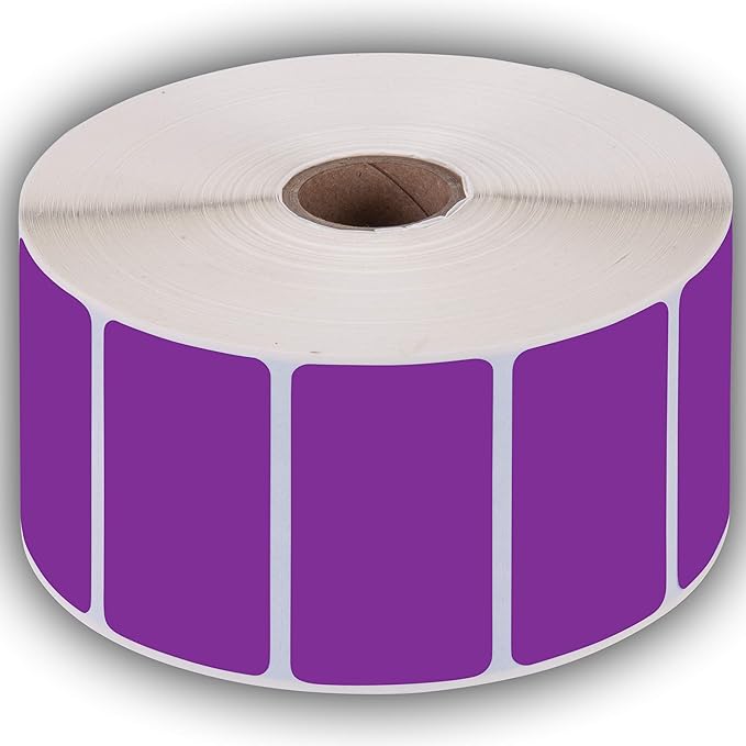 2.25" X 1.25" Direct Thermal Perforated Stickers Labels - Image 2