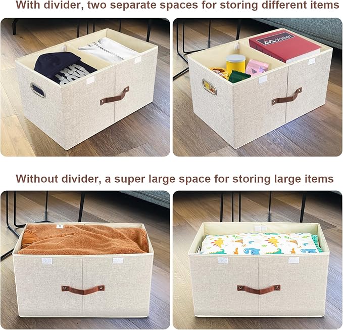TYEERS Extra Large Collapsible Storage Bins - Image 3