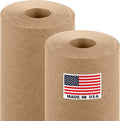18" x 1200" Brown Kraft Paper Roll, 45 lbs Thickness, Made in USA Colored Kraft by Paclord