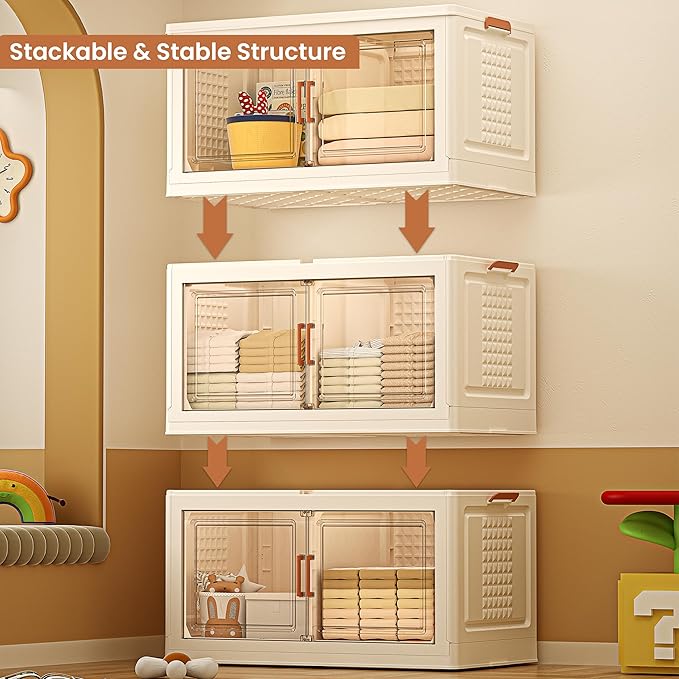 FINCHESCLUB 568QT Large Stackable Storage Bins - Image 8