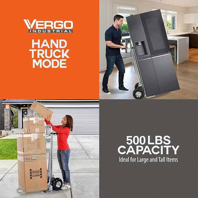 Vergo Industrial Convertible Hand Truck - Image 6