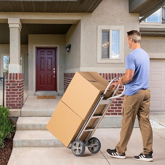 Heavy Duty Hand Truck with Vertical Loop Handle - Image 6
