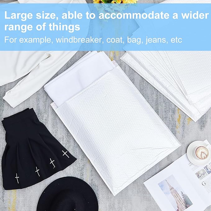 Ireer 20 Pack Extra Large Bubble Mailers 8.5 x 12" Poly Padded Envelopes - Image 6