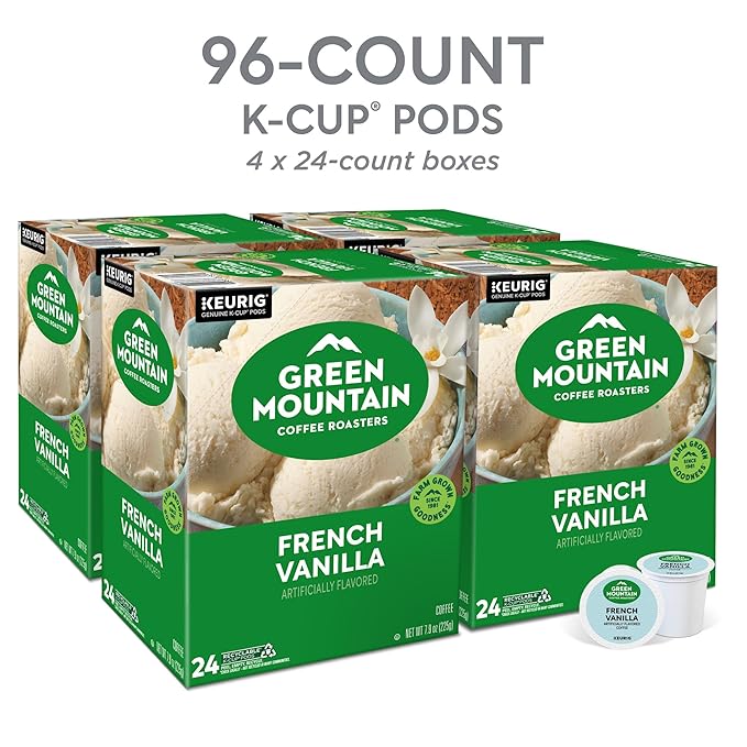 Green Mountain Coffee Roasters French Vanilla Coffee, Keurig Single-Serve K-Cup - Image 3