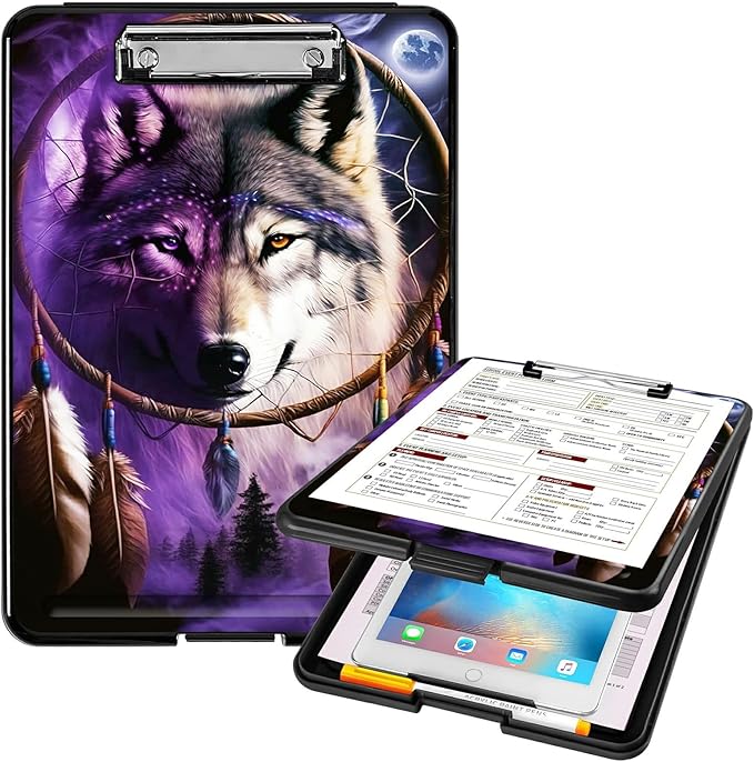 A4 Clipboards, Heavy Duty Waterproof Nursing Plastic Folder Clipboard by Unknown