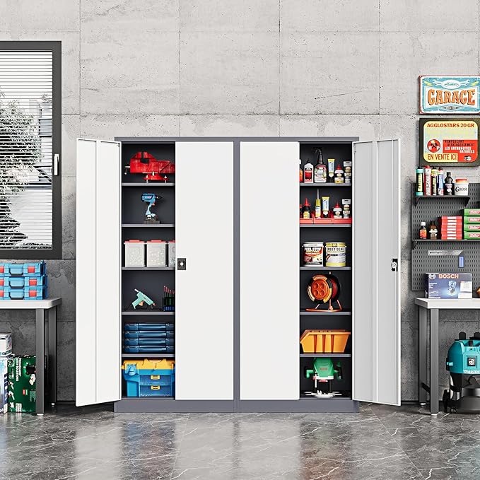 Metal Storage Cabinet-72” Tall Steel File Cabinets - Image 8