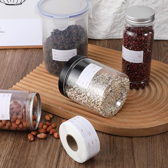 Dissolvable Labels, 1Rolls 500 Pieces 1 x 2 Inch Dissolvable Stickers Labels - Image 5