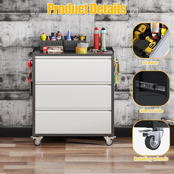 Aobabo Metal Garage Storage Cabinets - Image 5