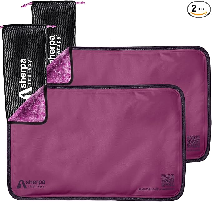 Medium Flexible Gel Ice Packs Reusable by SherpaTherapy