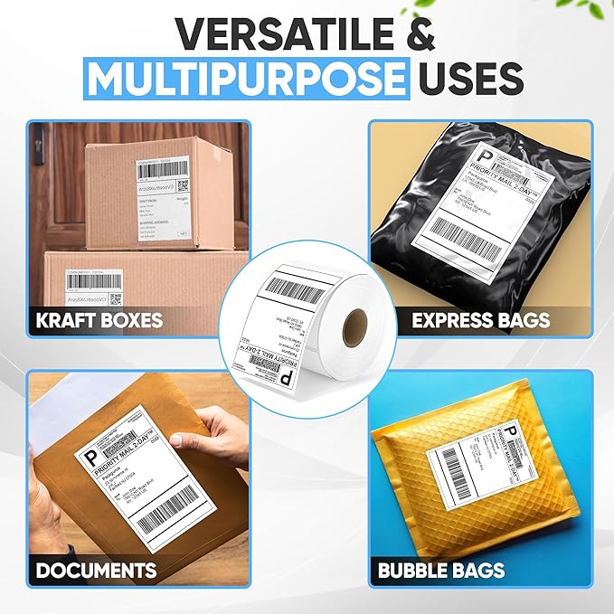 4"x6" Direct Thermal Label Roll, Shipping Labels - Image 6