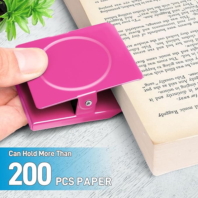 FINDMAG Pink Magnetic Clips, 2.2inch Heavy Duty, Magnetic Christmas Light Clips - Image 3