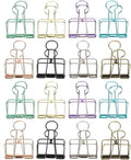16 Pcs Hollow Binder Clips by Tissting