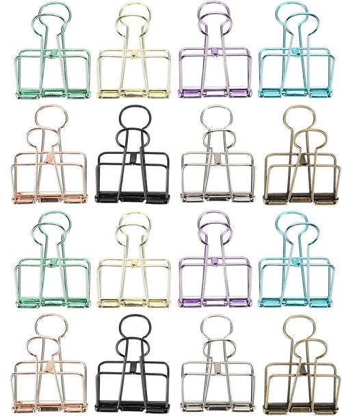 16 Pcs Hollow Binder Clips by Tissting