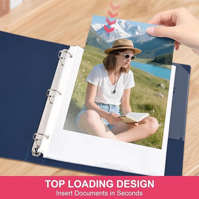 200-Pack Heavy Duty 8.5"x11" Sheet Protectors - Image 6