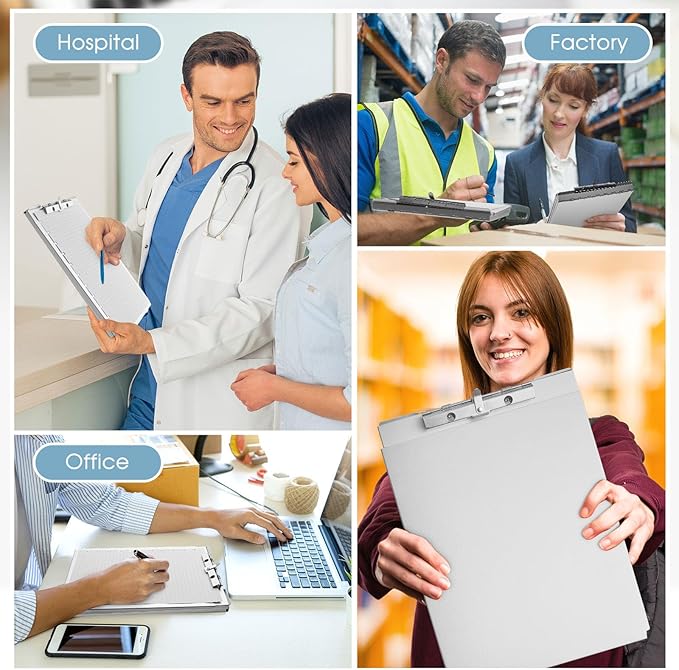 Henoyso Metal Storage Clipboard Bulk Heavy Duty Aluminum Clip Board - Image 7