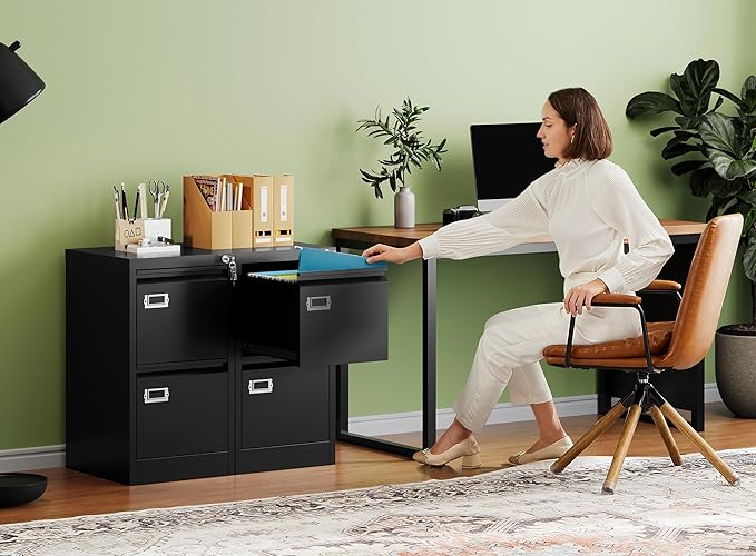 Letaya 2 Drawer File Cabinet - Image 2