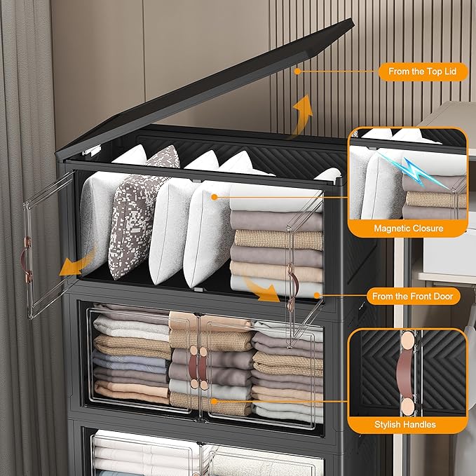 Extra Large Stackable Storage Bins - Image 6