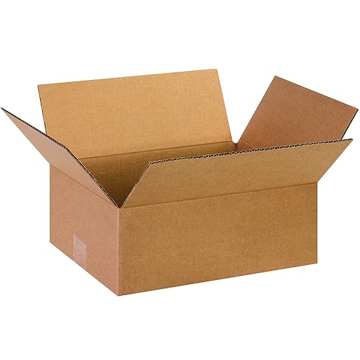 TAPE LOGIC 13 x 10 x 5 Corrugated Cardboard Boxes, Flat 13"L x 10"W x 5"H by TapeLogic