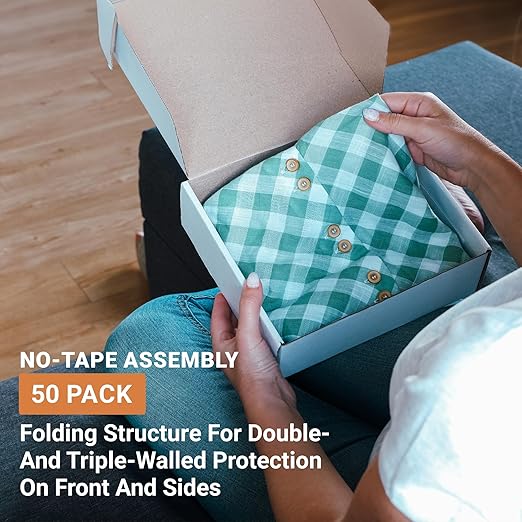 Box USA 10" Deluxe Shipping Boxes, 10 1/2"L x 5"W x 6"H, Gifts or Bulk Business - Image 4