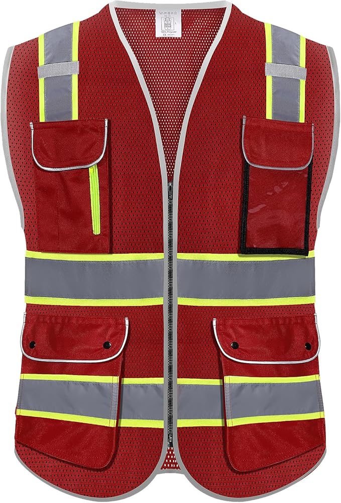 High Visibility Safety Vest by RhinoHit