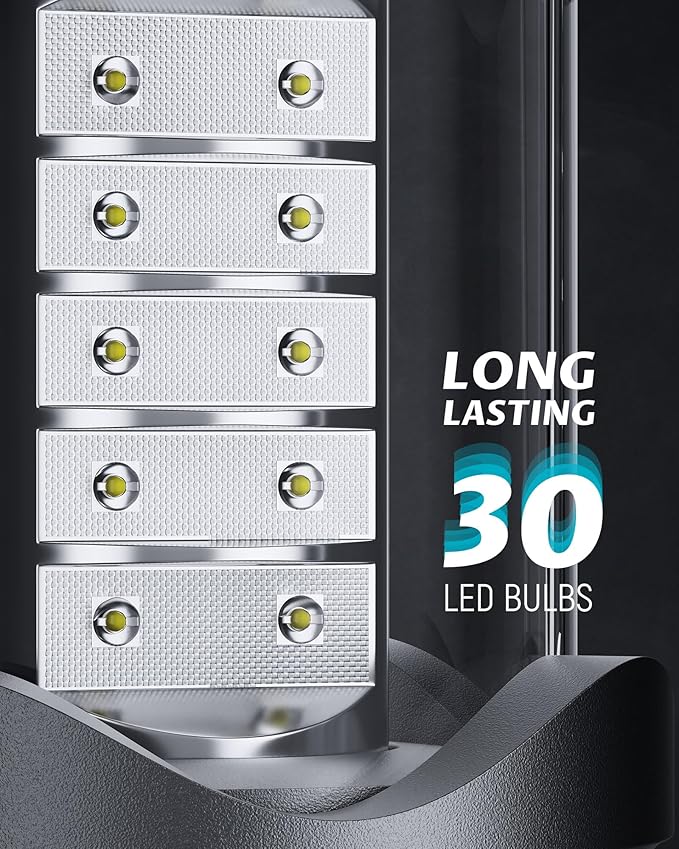 Lichamp 4 Pack LED Camping Lanterns, Battery Powered Camping Lights LED - Image 4