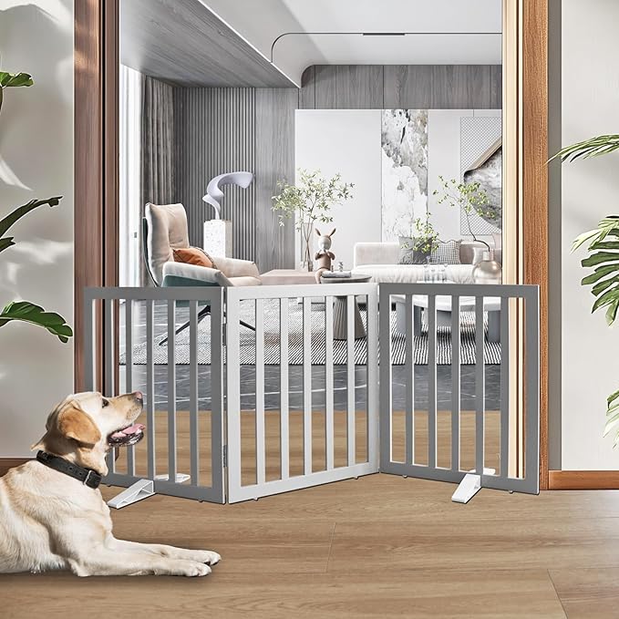 ZJSF Freestanding Indoor Dog Gate by ZJSF