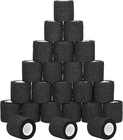 24 Pack Self Adherent Cohesive Wrap Bandages Non Woven Cohesive Bandage Elastic by Sagafly