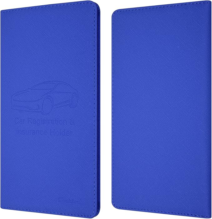 Car Insurance and Registration Holder, 9.5 x 5 Inch PU Leather Vehicle Glove - Image 2