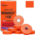 Perco Fluorescent Red Pricing Labels by Perco
