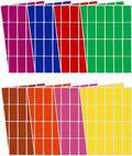 Royal Green Rectangular Color Coding Stickers 1.57inch x 0.75 inch Rectangle by RoyalGreen