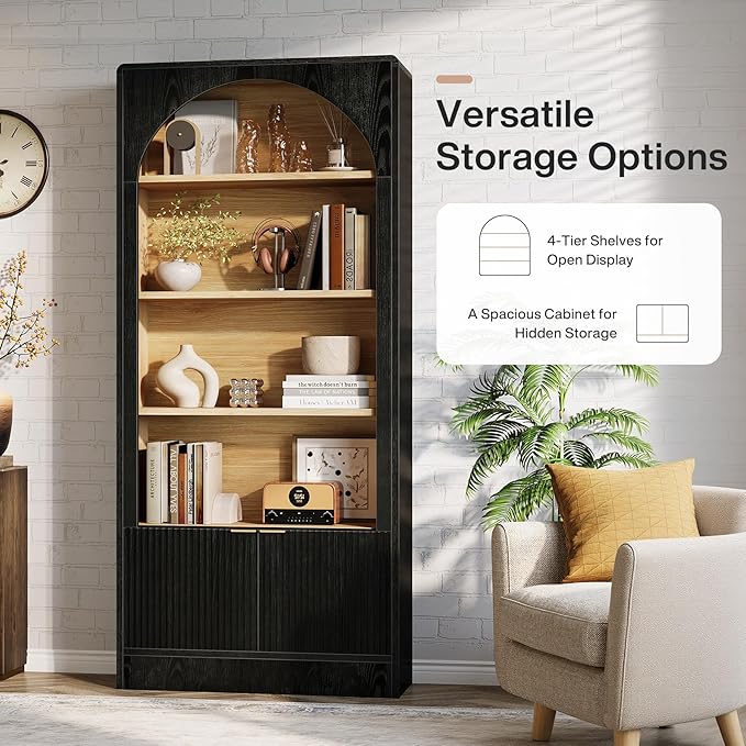 Tribesigns 71" Tall Office Storage Cabinet - Image 4